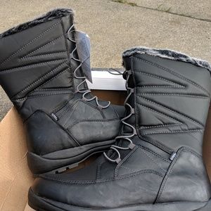 totes womens jennifer2 winter waterproof zip boots